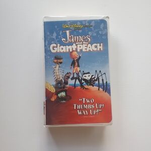 DISNEY VHS James and the Giant Peach 1996 Clamshell Movie Roald Dahl Classi